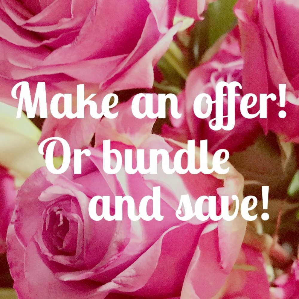 Many items in my closet will be leaving. Please make an offer before it’s gone!